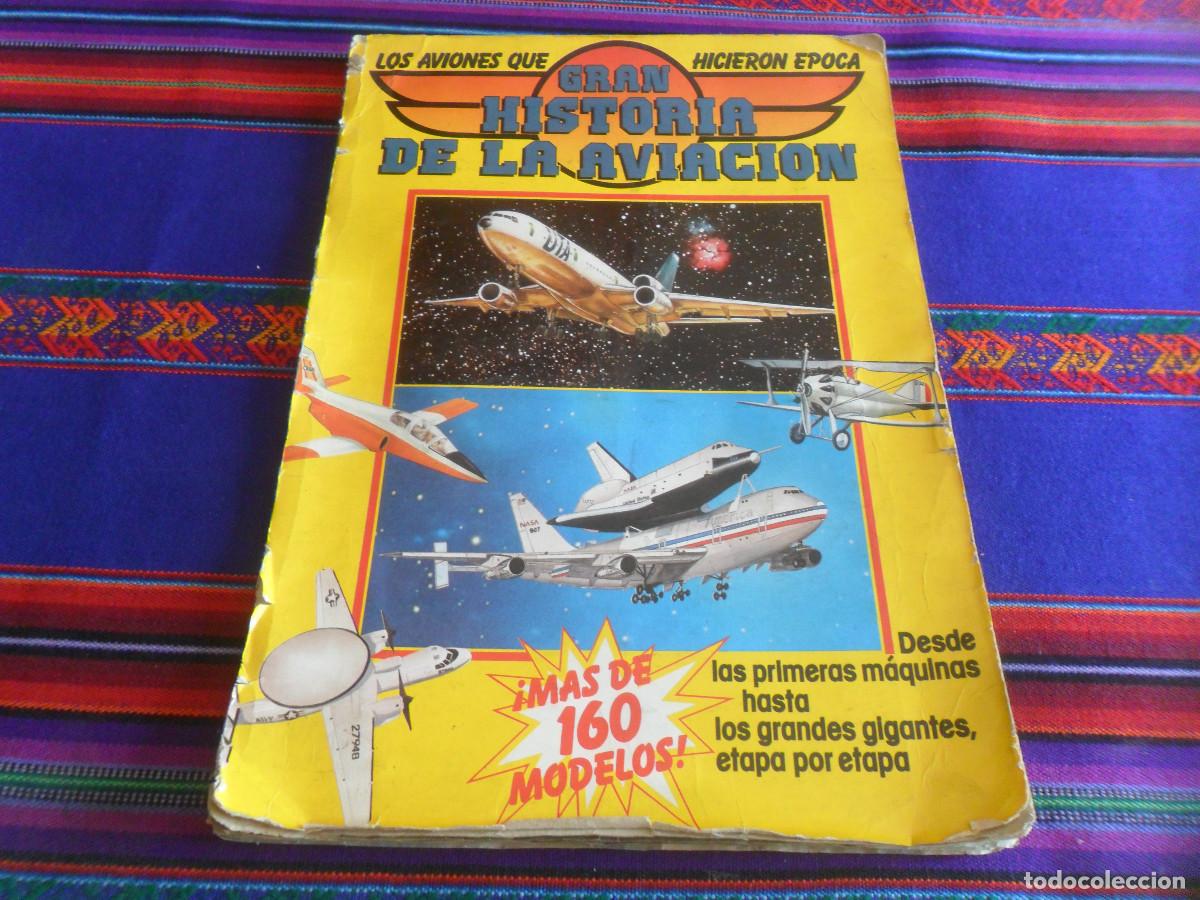 Collectionnisme Albums: GRAN HISTORIA DE LA AVIACI&Oacute;N INCOMPLETO FALTAN 39 DE 192 CROMOS. SARPE 1985.
