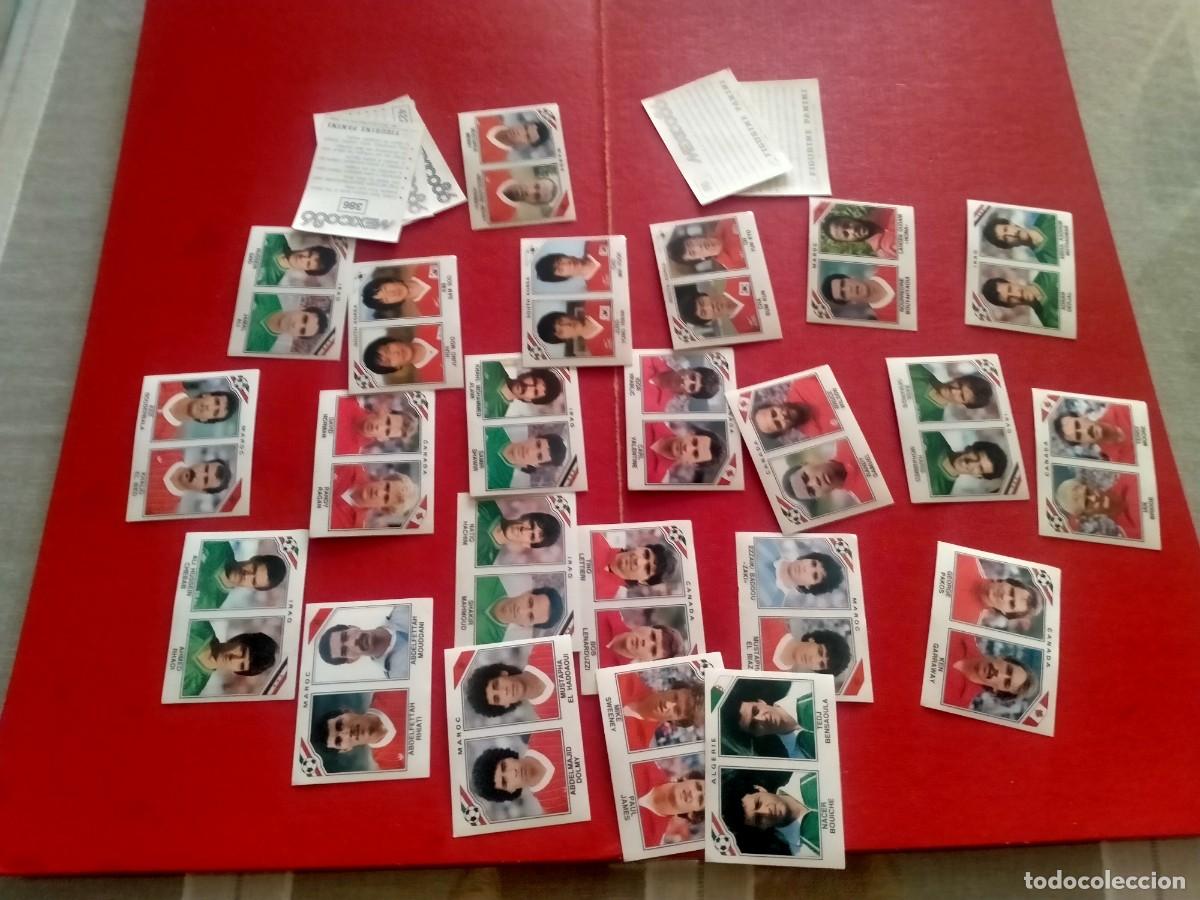 Coleccionismo &aacute;lbumes: cromos de mexico 86 diferentes sin pegar 28