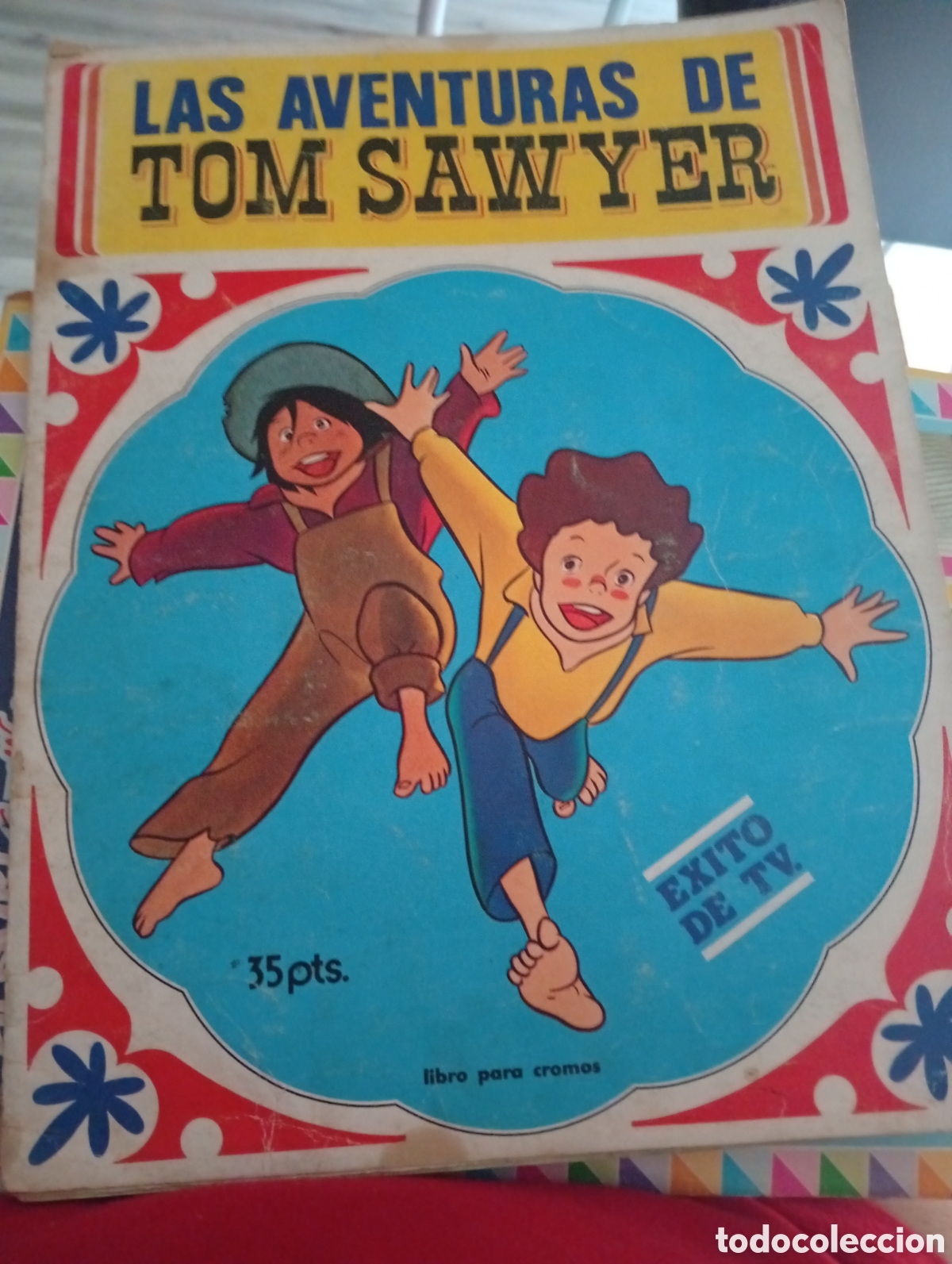 Coleccionismo &aacute;lbumes: &Aacute;lbum cromos tom sawyer