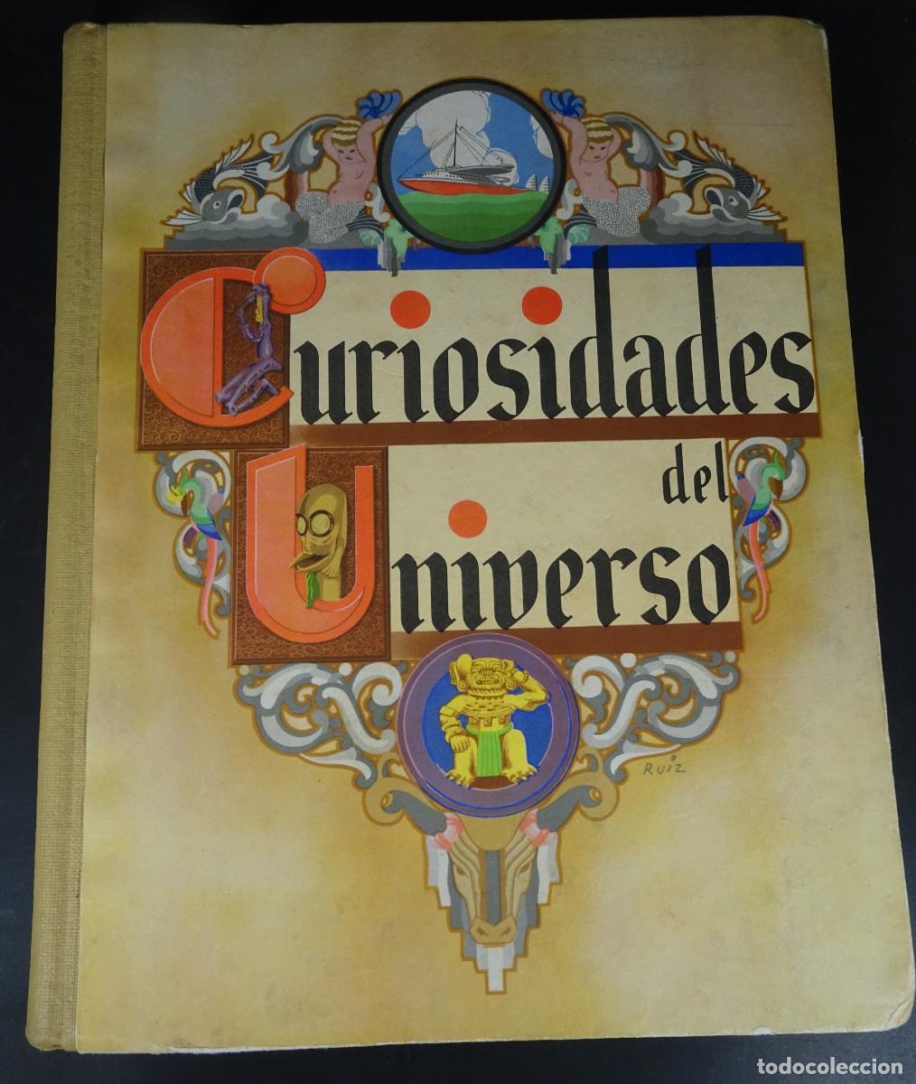 Coleccionismo &aacute;lbumes: ANTIGUO ALBUM CURIOSIDADES DEL UNIVERSO, NESTL&Eacute;, FALTAN 128 DE 480, VER FOTOS