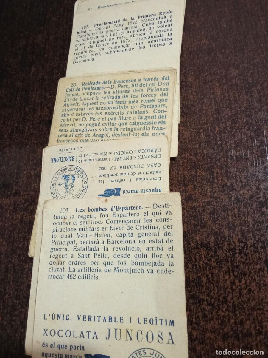 Collectable Incomplete Albums: Xocolata Juncosa.Historia de Catalunya.