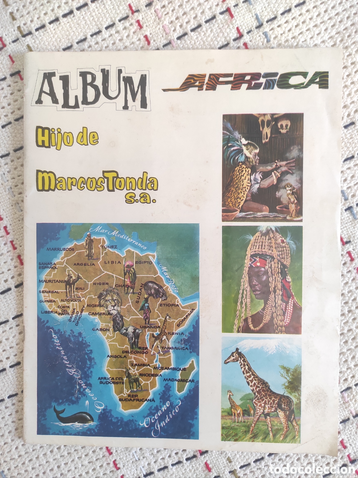 Coleccionismo &aacute;lbumes: &Aacute;lbum &Aacute;frica. Chocolate Hijo de Marcos Tonda. 1969. Casi completo. 148 cromos