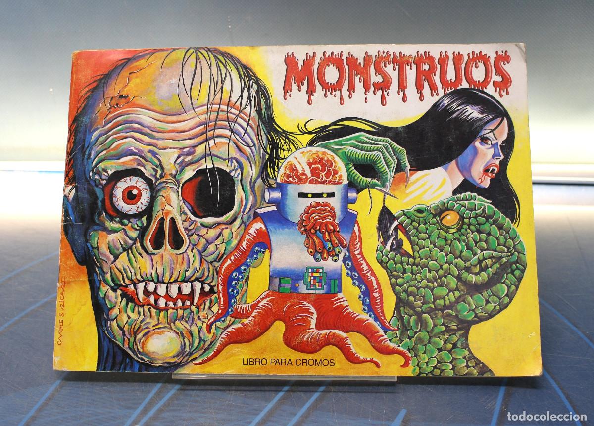 Coleccionismo &aacute;lbumes: &Aacute;lbum de cromos: Monstruos. Mundicromo, 1986. Incompleto.