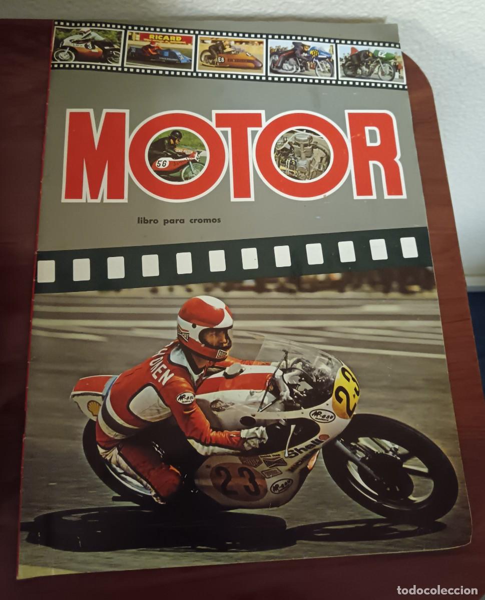 Coleccionismo &aacute;lbumes: &Aacute;LBUM MOTOR LIBRO PARA CROMOS EDITORIAL FHER A&Ntilde;O 1976 TIENE 6 CROMOS