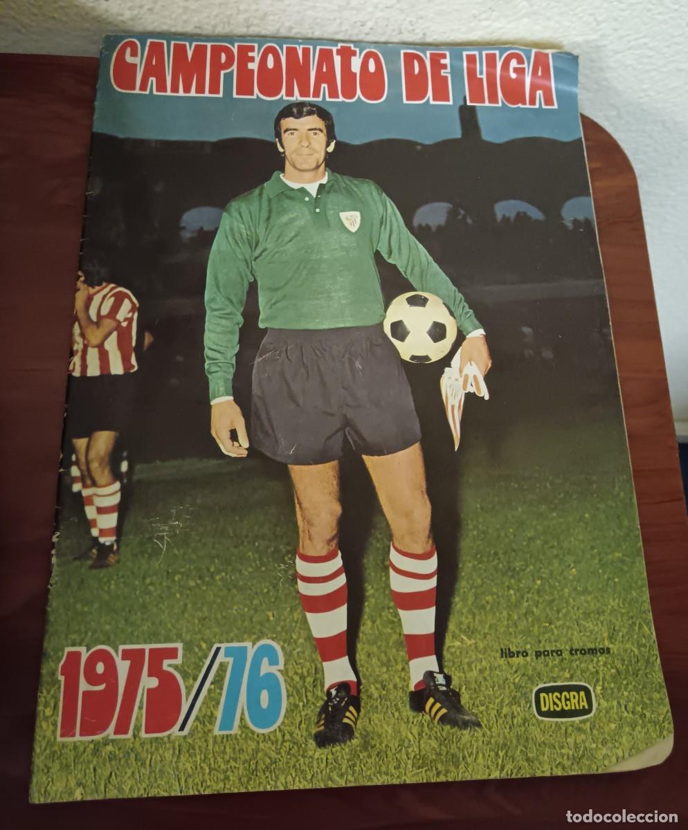 Coleccionismo &aacute;lbumes: &Aacute;LBUM CAMPEONATO LIGA 1975/76 DISGRA EDITORIAL FHER A&Ntilde;O 1975 TIENE 36 CROMOS
