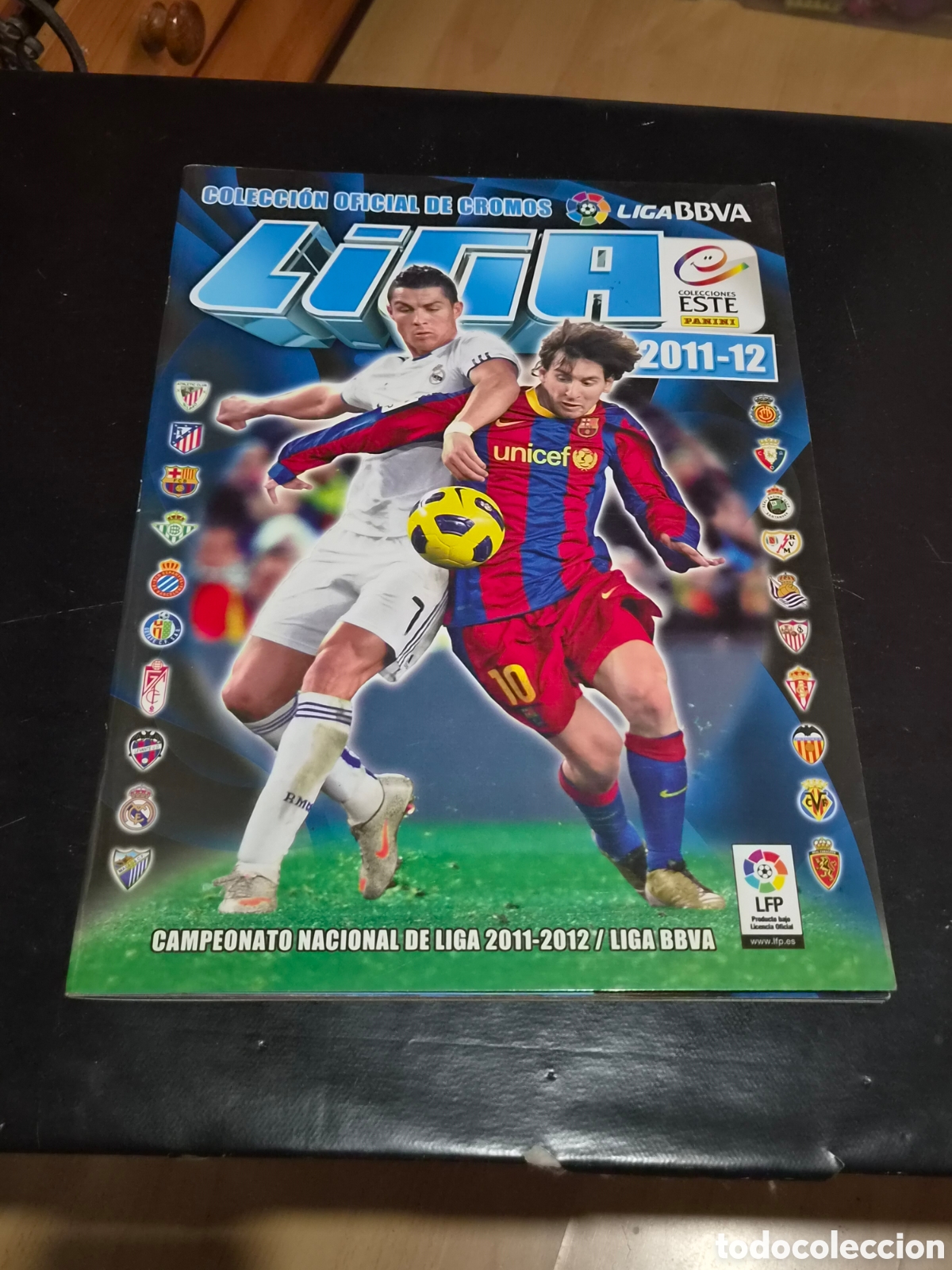 Coleccionismo &aacute;lbumes: ALBUM LIGA ESTE 2011-12 INCOMPLETO CON 36 CROMOS PEGADOS