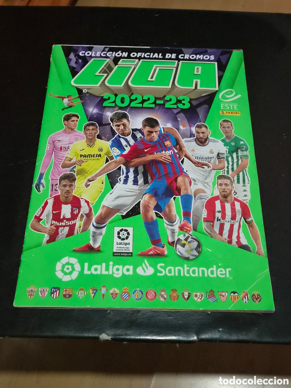 Coleccionismo &aacute;lbumes: ALBUM LIGA ESTE 2022-23 INCOMPLETO CON 160 CROMOS PEGADOS