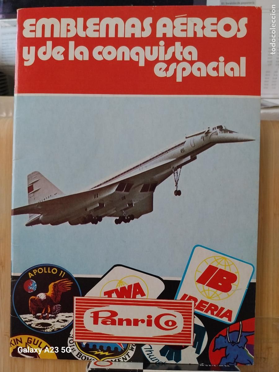 Coleccionismo &aacute;lbumes: PANRICO EMBLEMAS AEREOS ALBUM MBE VAC&Iacute;O SIN CROMOS LEER DESCRIPCION
