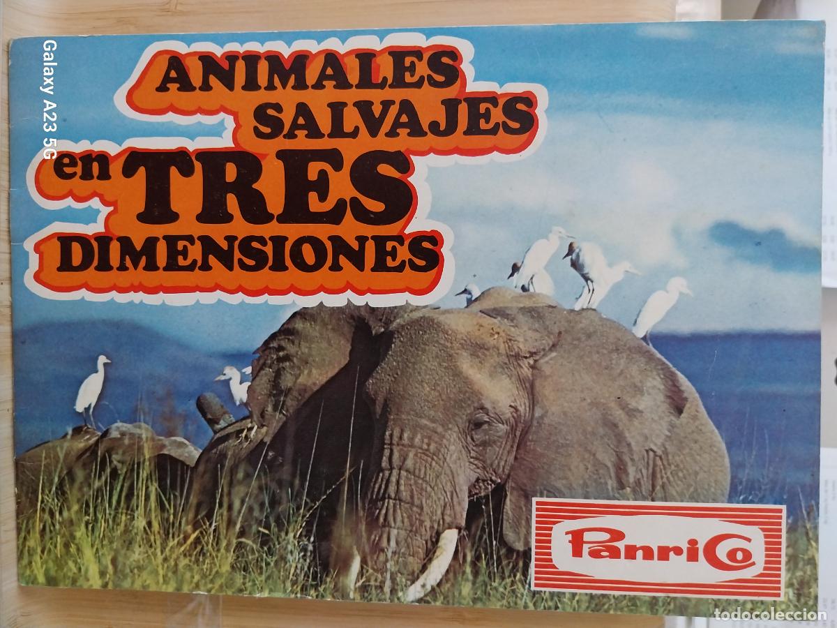 Coleccionismo &aacute;lbumes: PANRICO ANIMALES TRES DIMENSIONES VAC&Iacute;O SIN CROMOS LEER DESCRIPCION