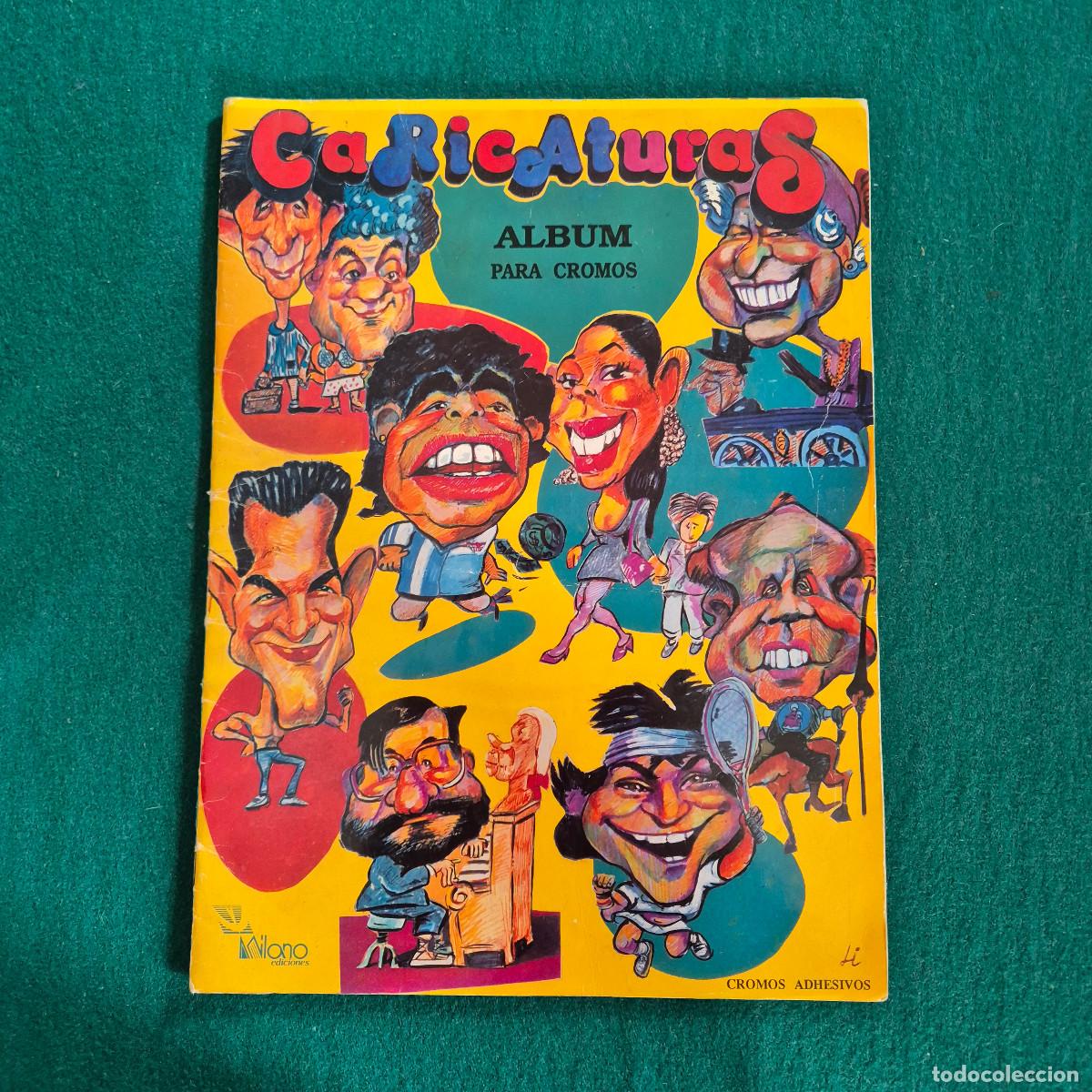 Sammeln Sammelalben: ALBUM DE CROMOS CARICATURAS DE EDICIONES MILANO DEL A&Ntilde;O 1992