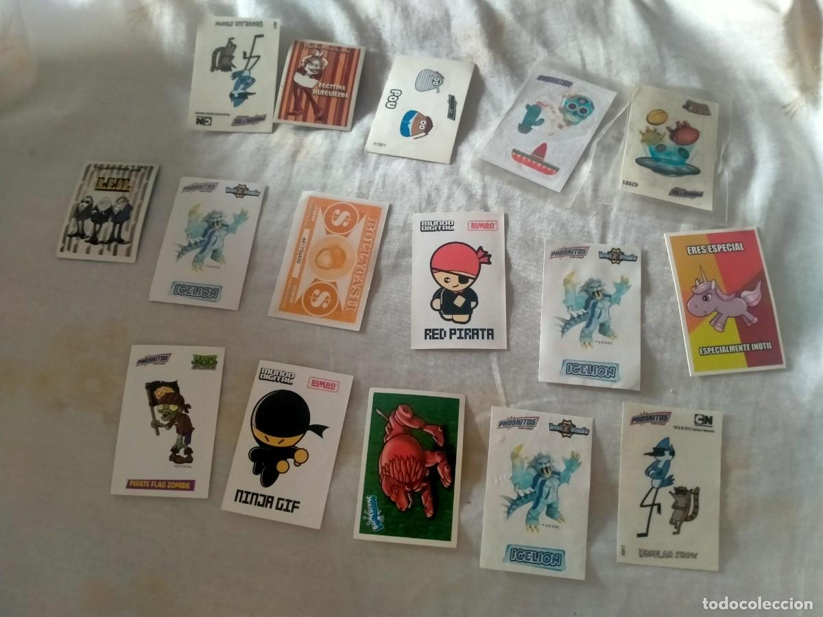 Coleccionismo &aacute;lbumes: cromos de phoskitos bollicao etc lote de 16
