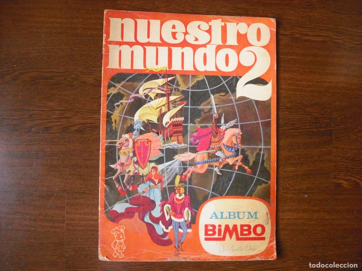 Coleccionismo &aacute;lbumes: NUESTRO MUNDO 2, BIMBO. FALTAN 23 DE LOS 192 CROMOS