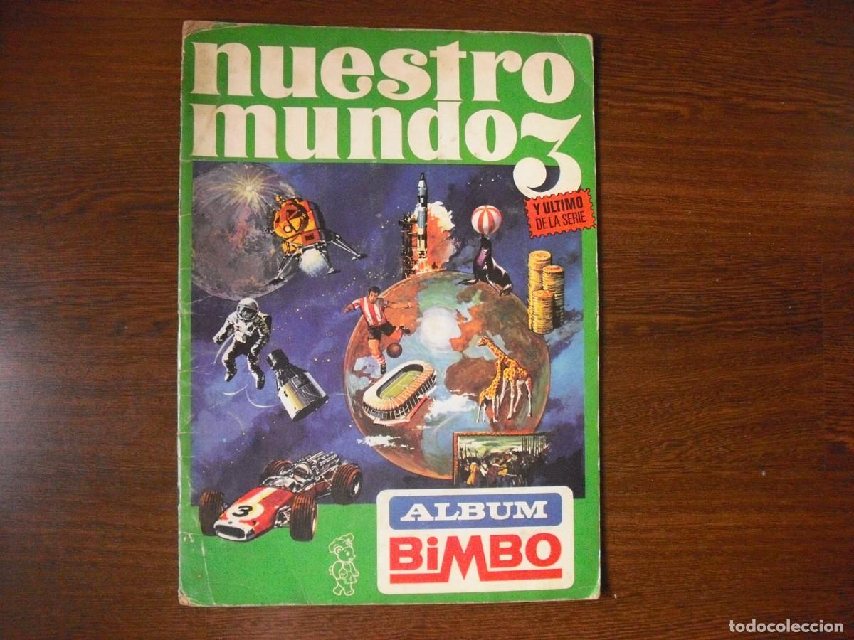 Coleccionismo &aacute;lbumes: NUESTRO MUNDO 3. BIMBO. CONTIENE 82 DE LOS 200 CROMOS