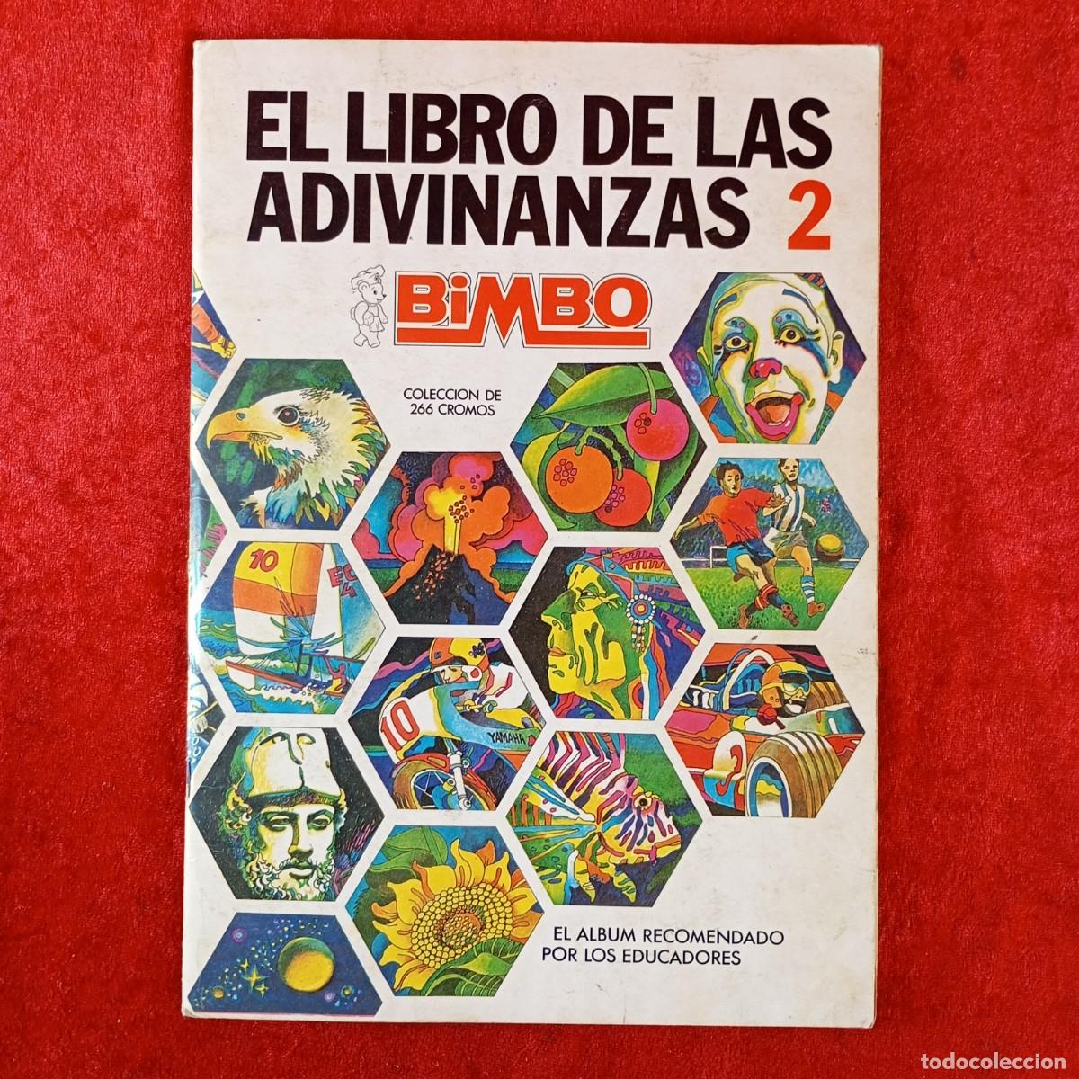 Coleccionismo &aacute;lbumes: EL LIBRO DE LAS ADIVINANZAS 2 - BIMBO - ALBUM DE CROMOS INCOMPLETO / 352
