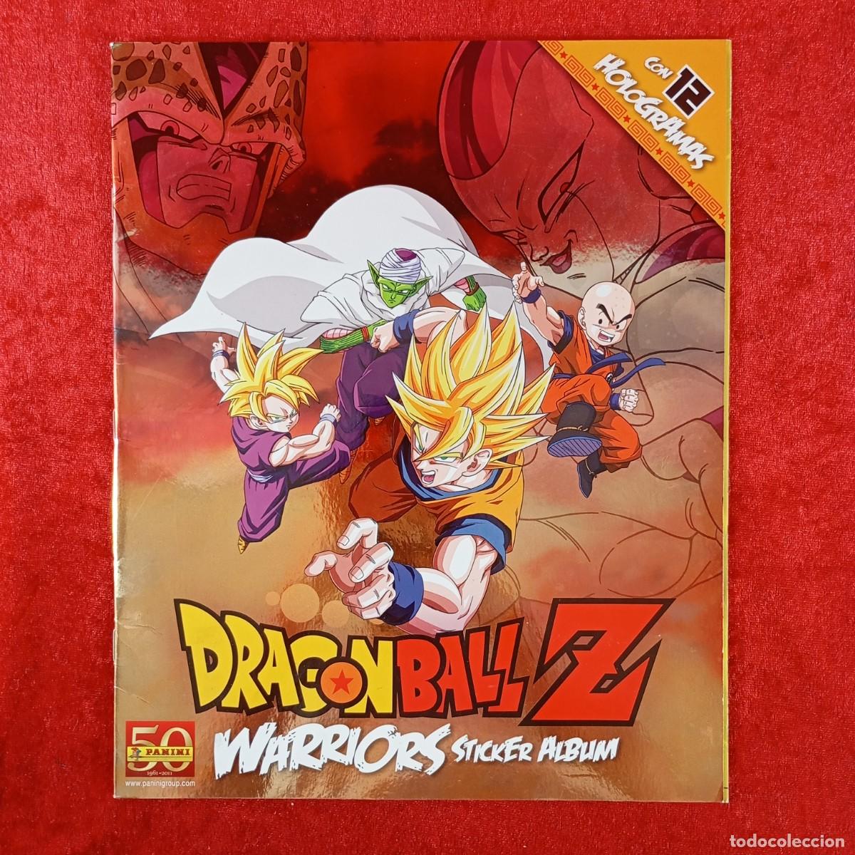 Coleccionismo &aacute;lbumes: DRAGON BALL Z - WARRIORS STICKER ALBUM - ALBUM DE CROMOS INCOMPLETO / 359