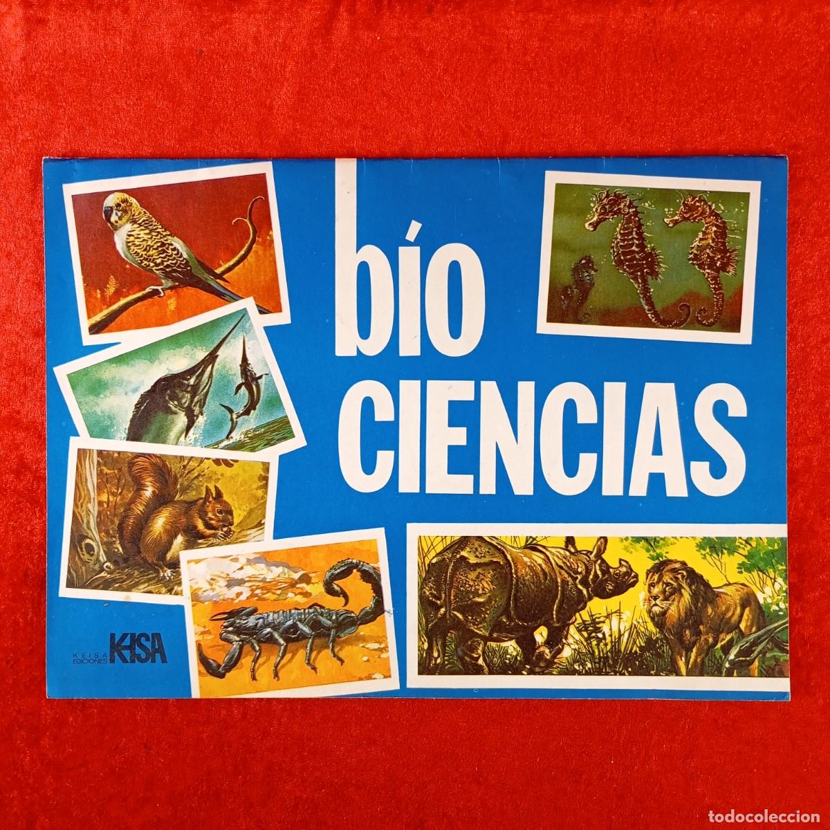 Coleccionismo &aacute;lbumes: BIO CIENCIAS - KEISA EDICIONES - 1972 - ALBUM DE CROMOS INCOMPLETO / 377