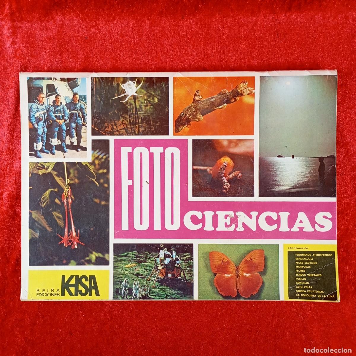 Coleccionismo &aacute;lbumes: FOTO CIENCIAS - KEISA EDICIONES - ALBUM DE CROMOS INCOMPLETO / 381