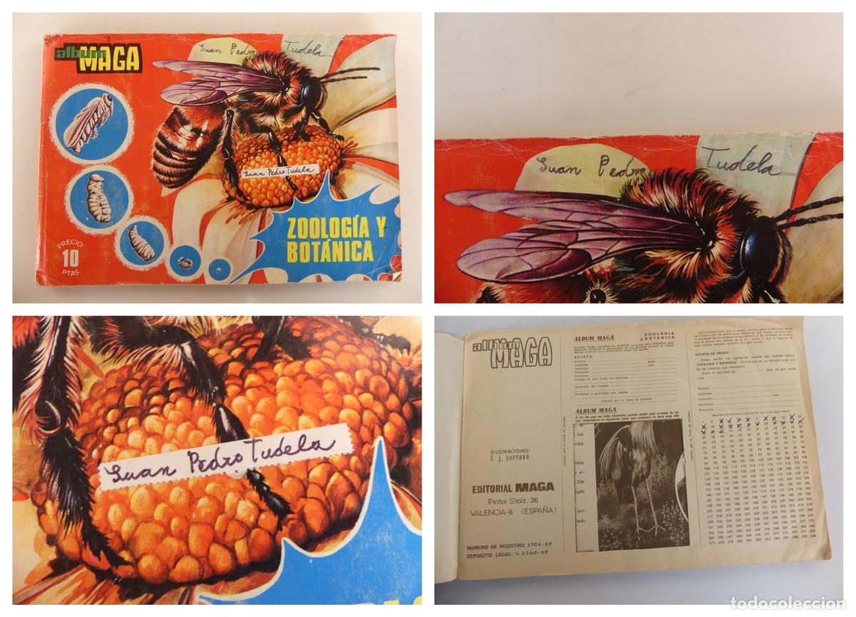 Coleccionismo &aacute;lbumes: ALBUM CON COLECCION DE CROMOS INCOMPLETO - ZOOLOGIA Y BOTANICA ALBUM MAGA