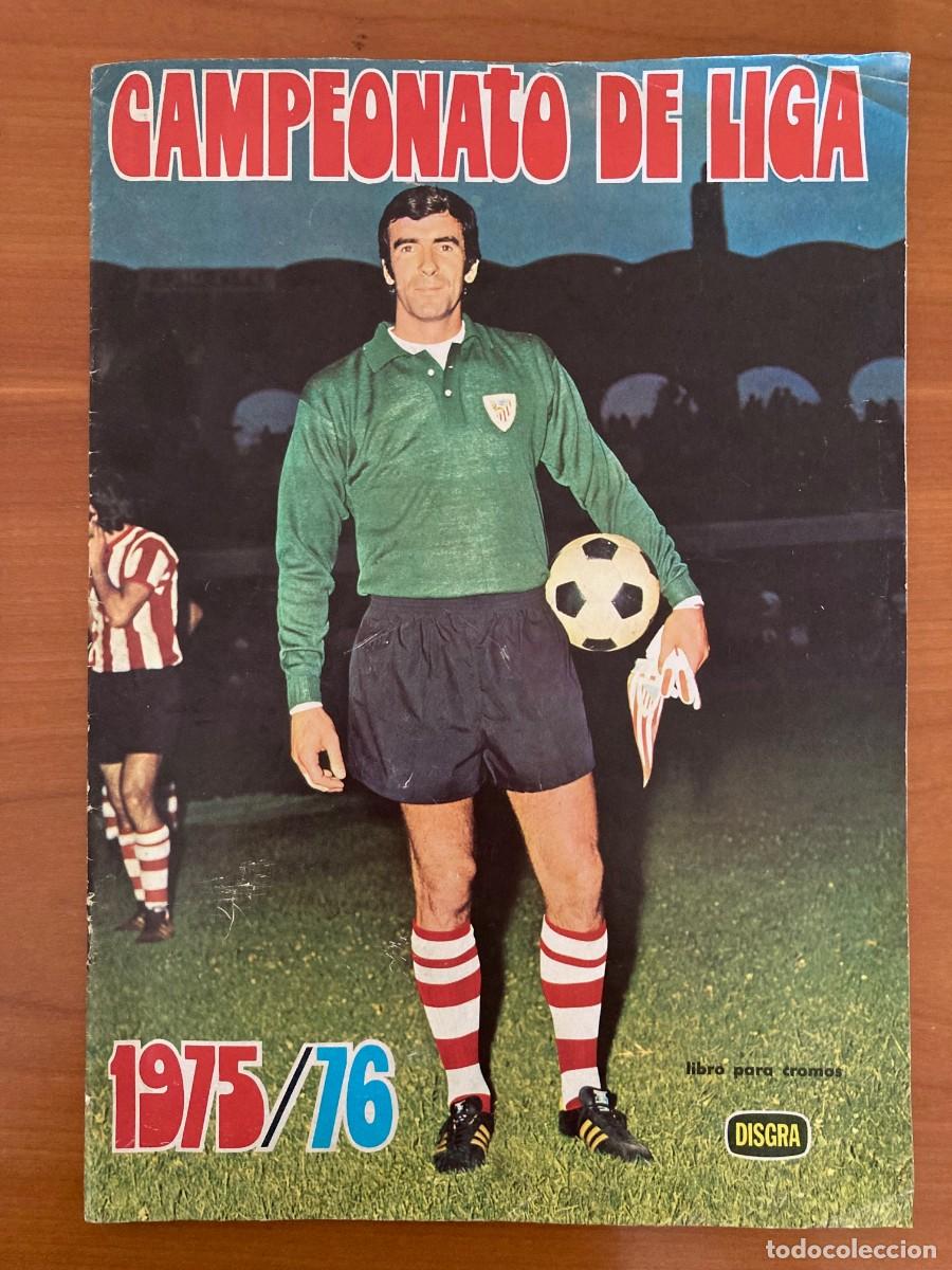 Coleccionismo &aacute;lbumes: ALBUM 75-76 FHER DISGRA CON 113 CROMOS PEGADOS (BUEN ESTADO)