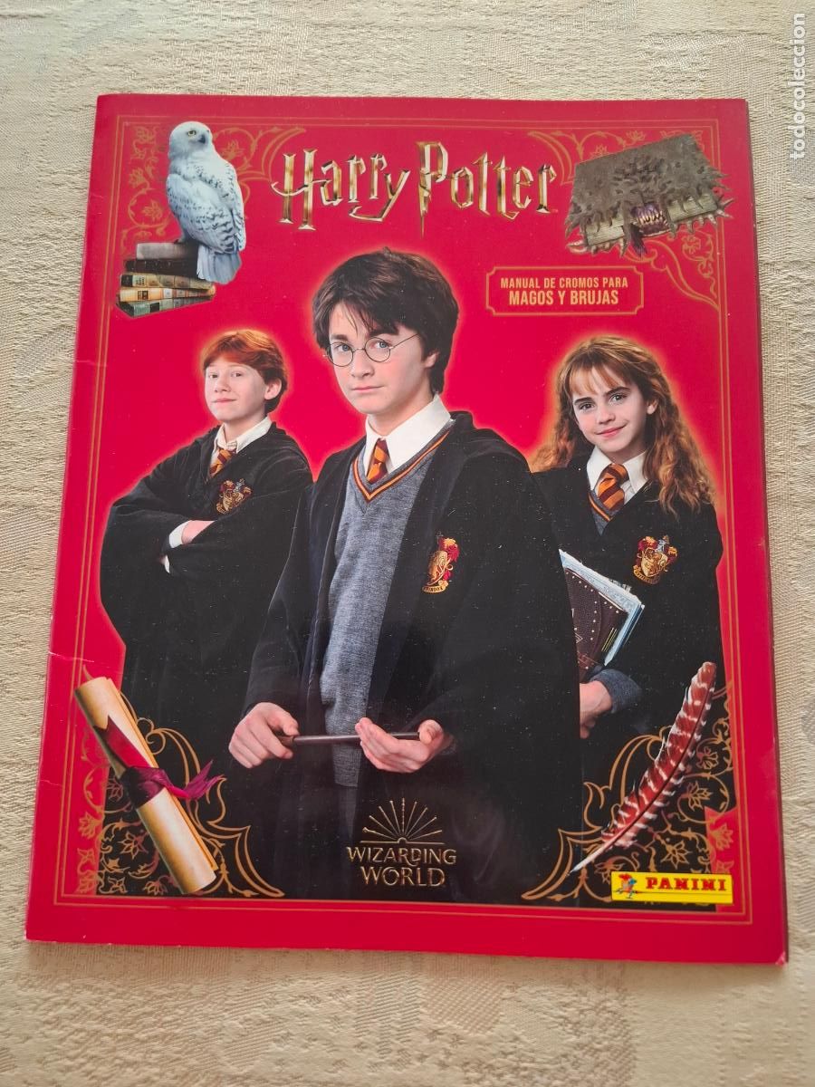 Coleccionismo &aacute;lbumes: ALBUM VACIO - HARRY POTTER MANUAL DE MAGOS Y BRUJAS - PANINI
