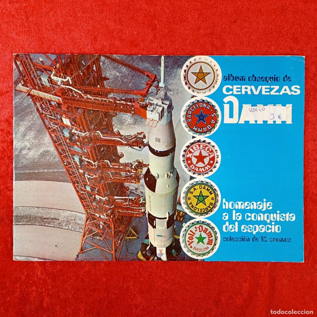Coleccionismo &aacute;lbumes: ALBUM OBSEQUIO CERVEZAS DAMM - HOMENAJE A LA CONQUISTA DEL ESPACIO - ALBUM DE CROMOS VAC&Iacute;O / 481