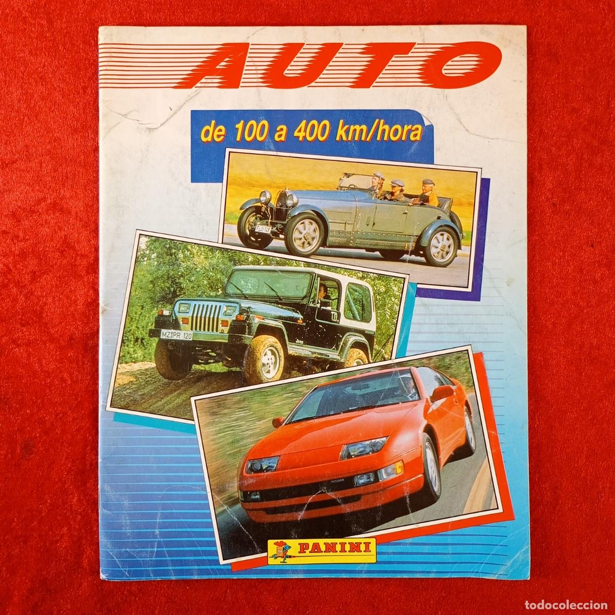 Coleccionismo &aacute;lbumes: AUTO - DE 100 A 400 KM/HORA - PANINI - ALBUM DE CROMOS VAC&Iacute;O / 485