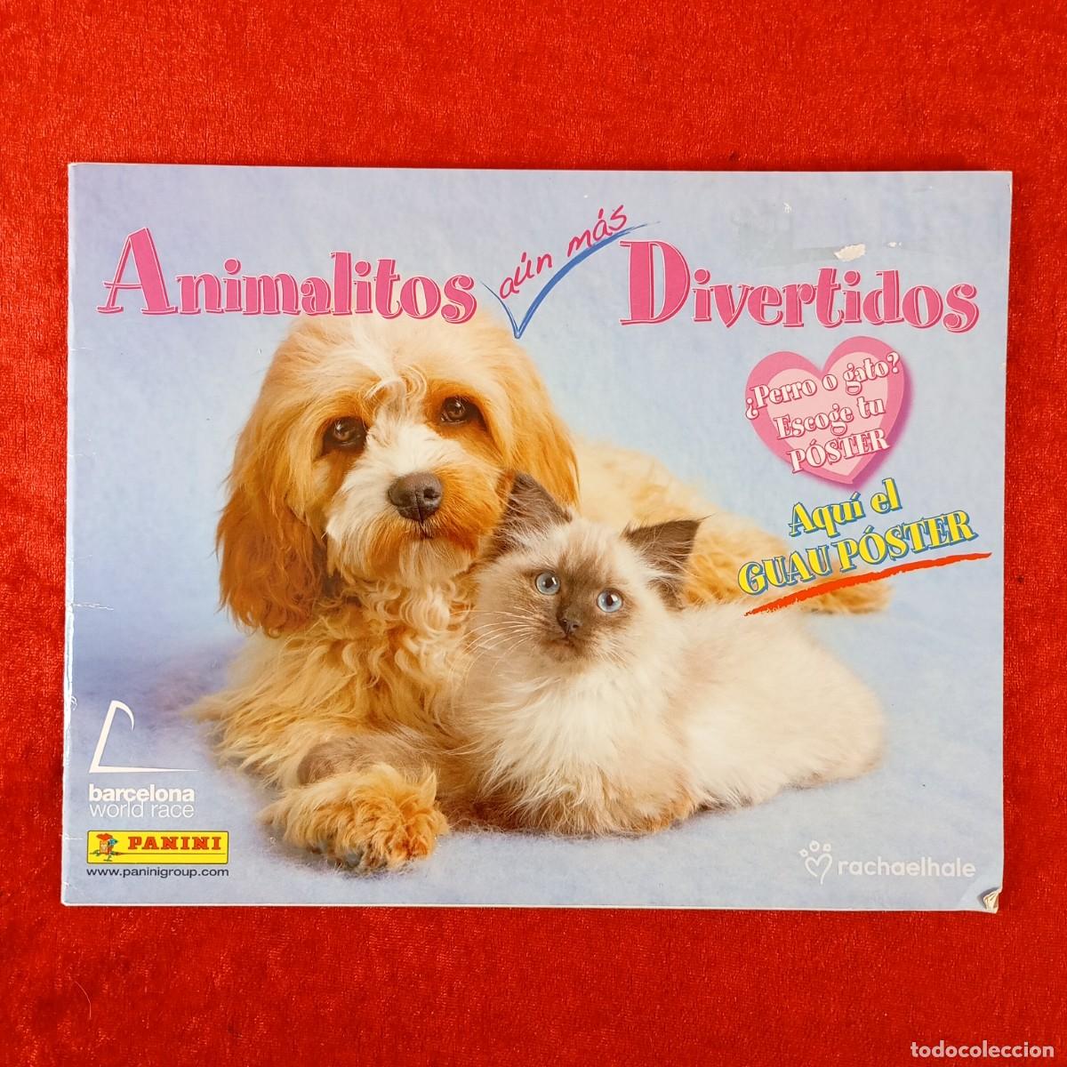 Coleccionismo &aacute;lbumes: ANIMALITOS A&Uacute;N M&Aacute;S DIVERTIDOS - RACHAELHALE - PANINI - INCLUYE POSTER - ALBUM DE CROMOS VAC&Iacute;O / 486