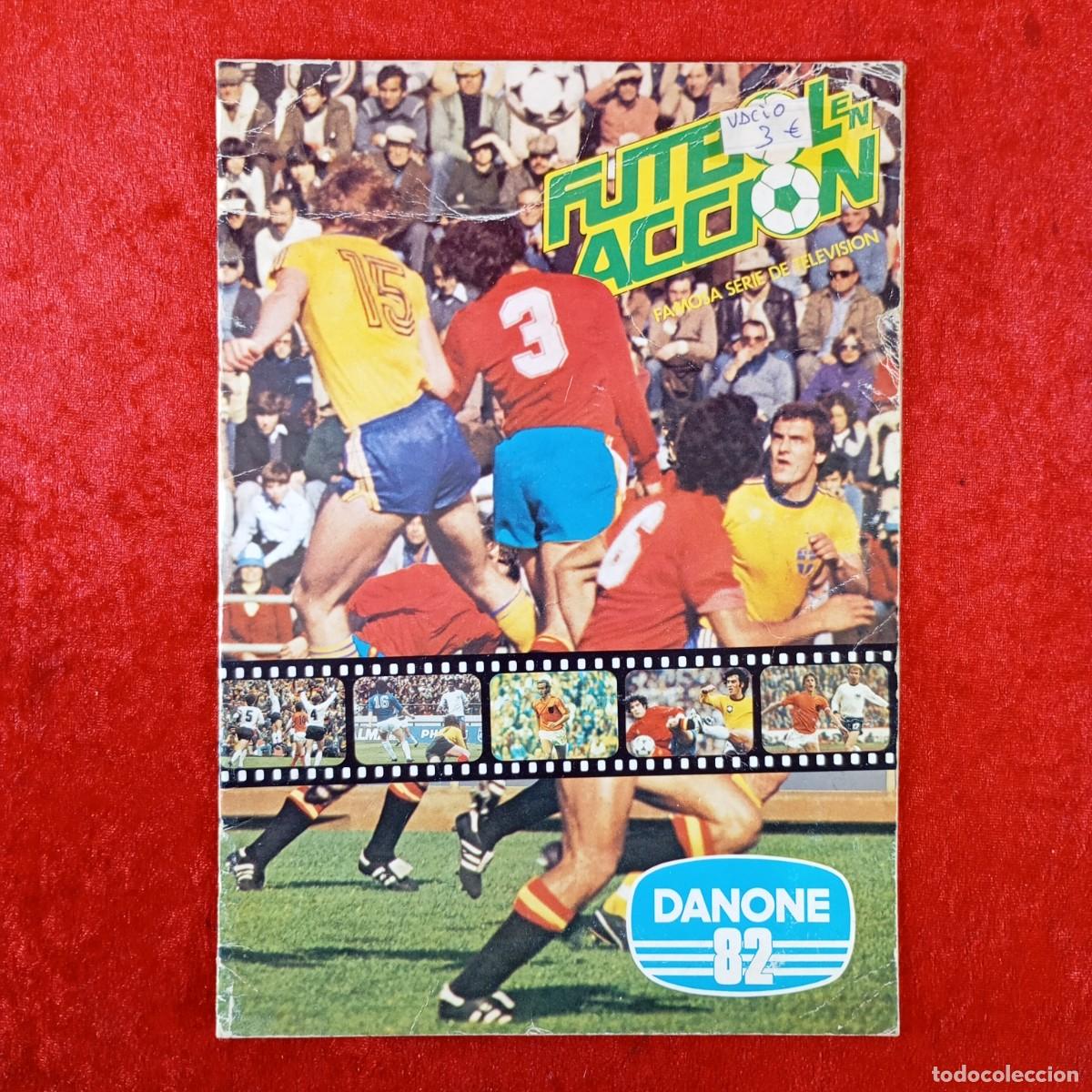 Coleccionismo &aacute;lbumes: FUTBOL EN ACCION - FAMOSA SERIE DE TELEVISION - DANONE 82 - ALBUM DE CROMOS VAC&Iacute;O / 487