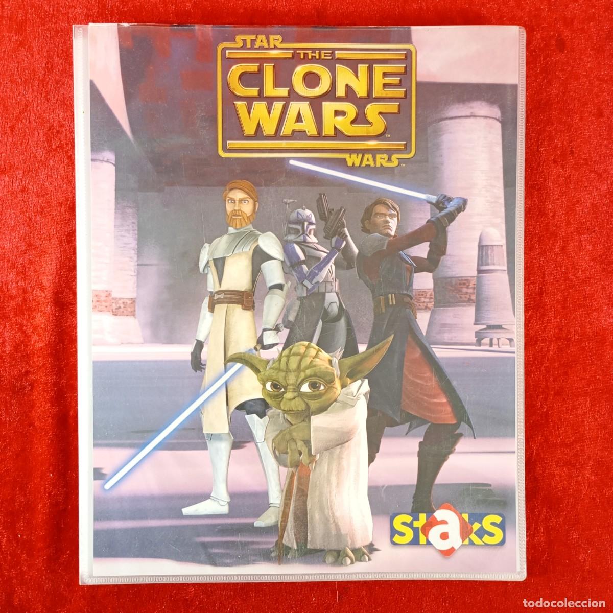 Coleccionismo &aacute;lbumes: STAR WARS - THE CLONE WARS - STACKS - PANINI - ALBUM DE IMANES - COLECCI&Oacute;N INCOMPLETA / 526
