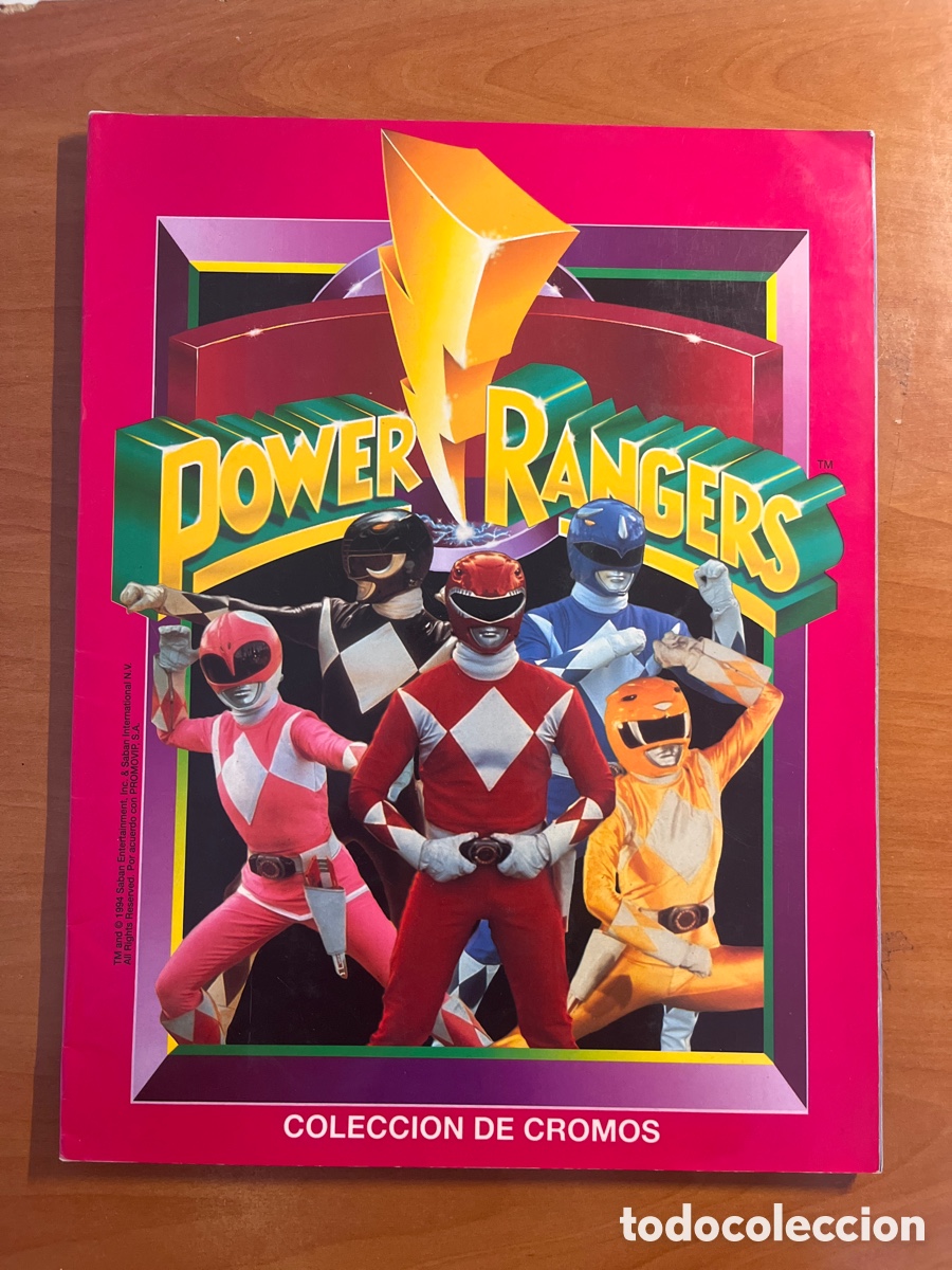 Coleccionismo &aacute;lbumes: &Aacute;LBUM POWER RANGERS, 171 CROMOS DE 198, (EDICIONES ESTE)