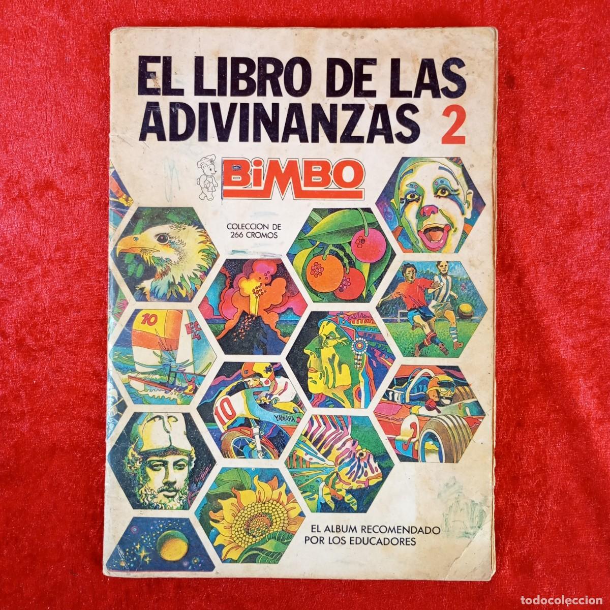 Coleccionismo &aacute;lbumes: EL LIBRO DE LAS ADIVINANZAS 2 - BIMBO - 1975 - ALBUM DE CROMOS BASTANTE COMPLETO / 533