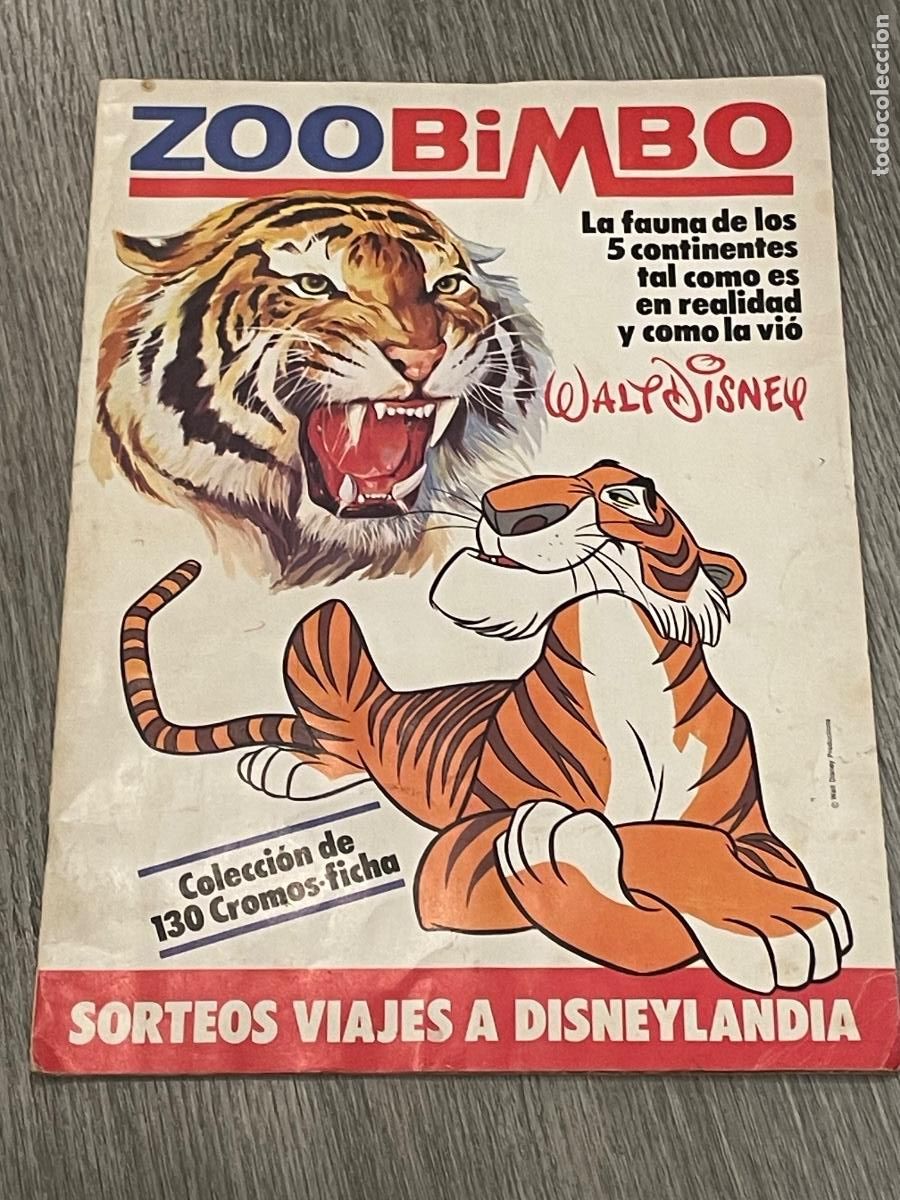 Collectable Incomplete Albums: ZOO BIMBO. LA FAUNA DE LOS 5 CONTINENTES - 1978 CON 40 DE 118 CROMOS