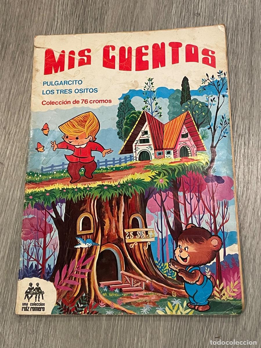 Coleccionismo &aacute;lbumes: ALBUM: MIS CUENTOS. CENICIENTA, GATO CON BOTAS, PULGARCITO, TRES OSITOS - 1972 CON 13 CROMOS