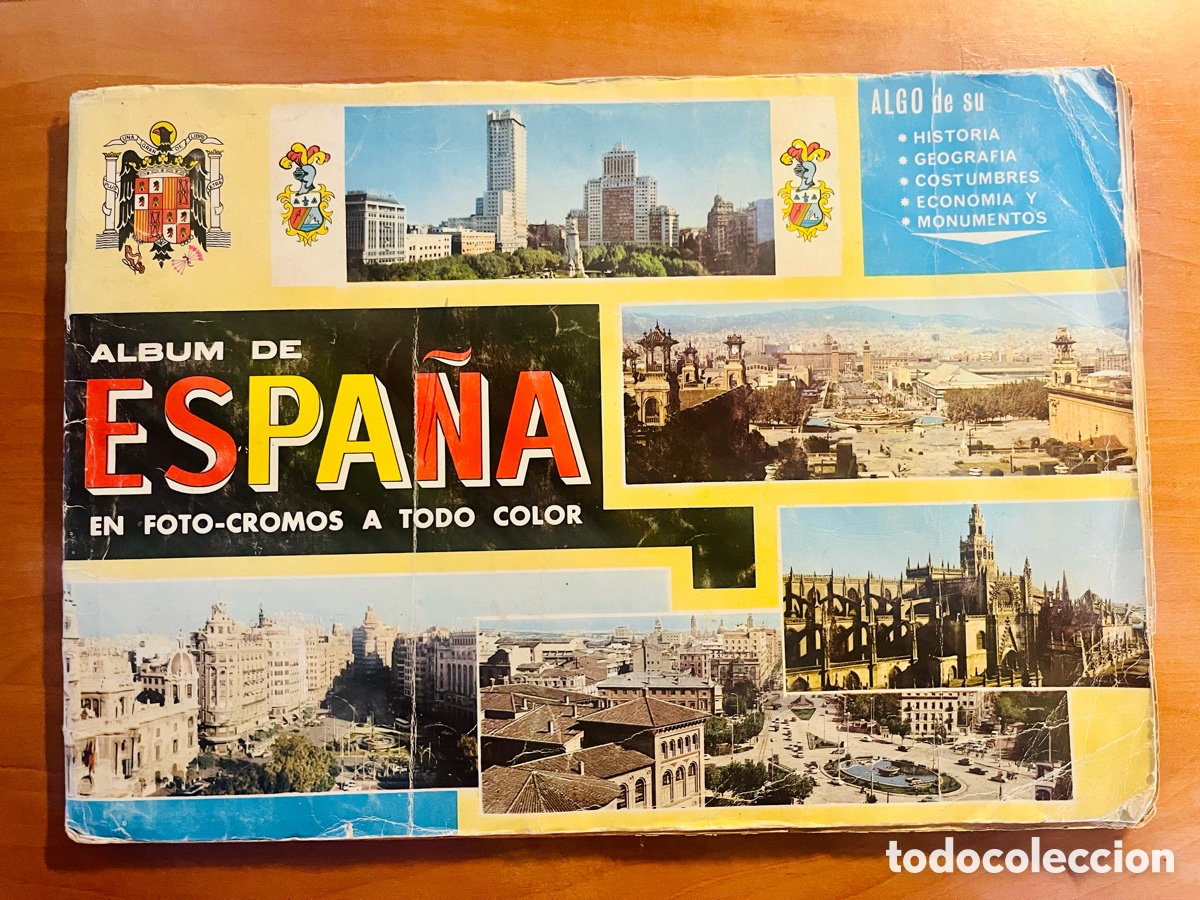 Coleccionismo &aacute;lbumes: &Aacute;LBUM DE ESPA&Ntilde;A, 284 CROMOS DE 315, (COLECCIONES EDUCATIVAS)