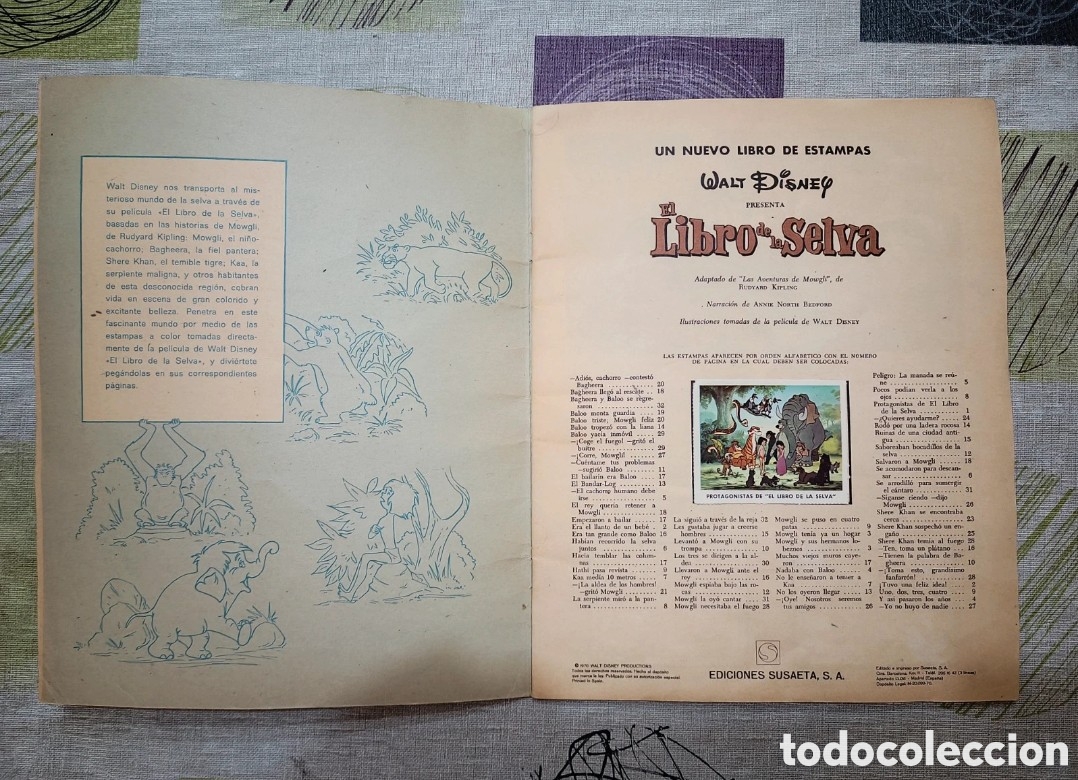 Coleccionismo &aacute;lbumes: El libro de la Selva. &Aacute;lbum de estampas - Foto 3