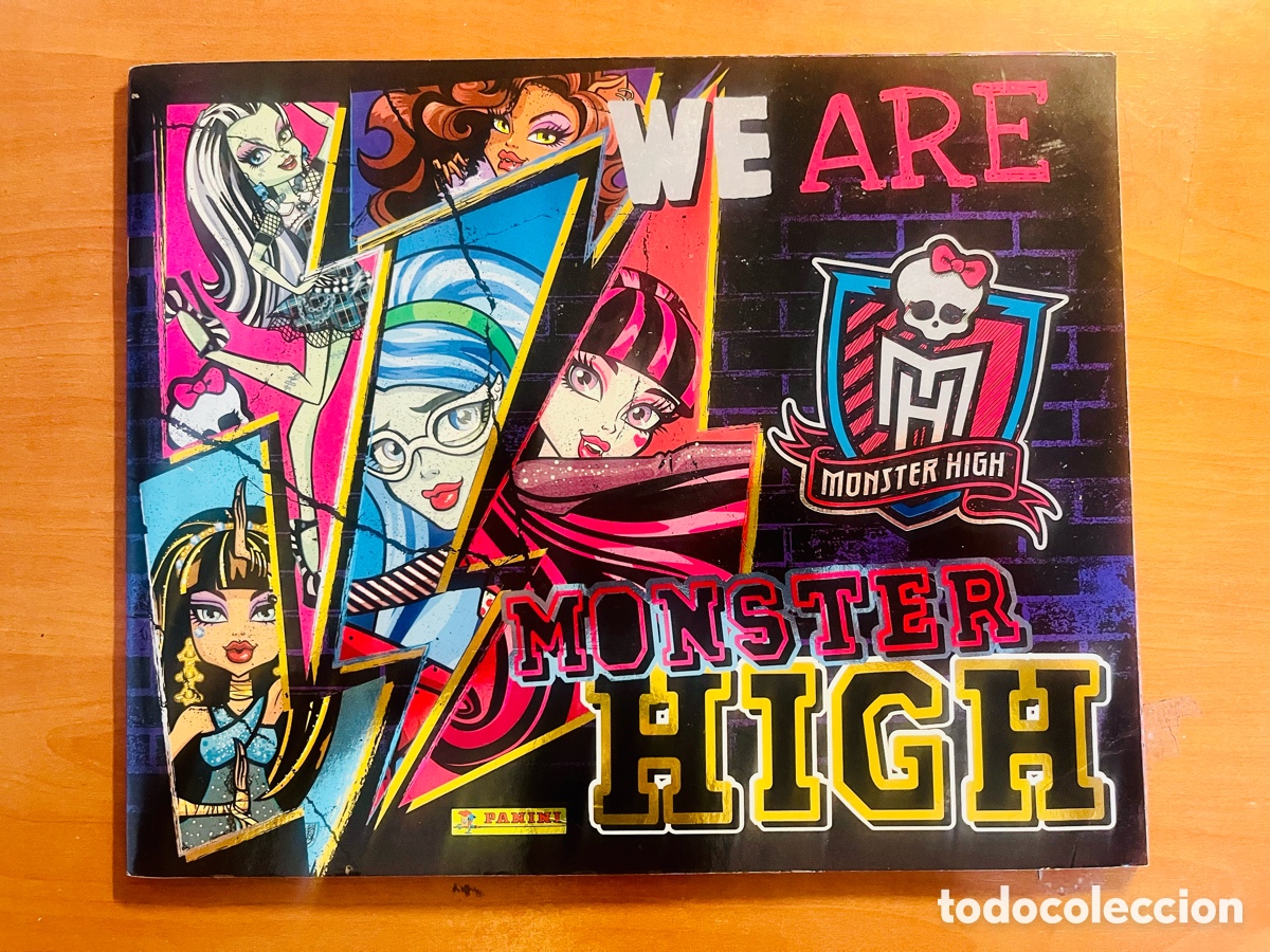 Coleccionismo &aacute;lbumes: &Aacute;LBUM MONSTER HIGH, 130 CROMOS DE 192, (ESITA PANINI)