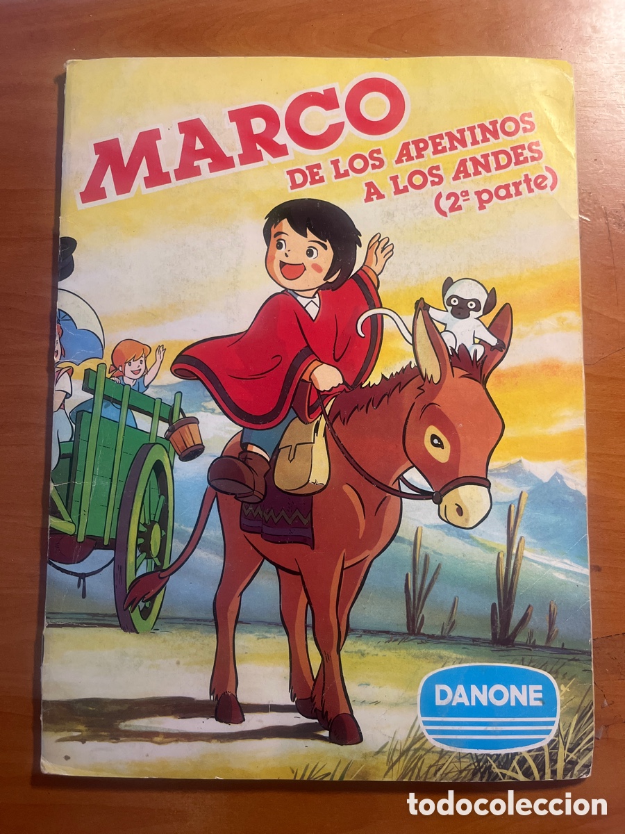 Coleccionismo &aacute;lbumes: &Aacute;LBUM MARCO DE LOS APENINOS DE LOS ANDES 2&ordf; PARTE, FALTAN 9 CROMOS, (DANONE),