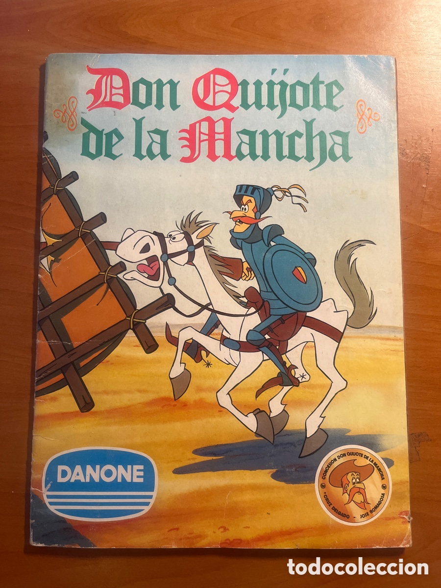 Coleccionismo &aacute;lbumes: &Aacute;LBUM DON QUIJOTE DE LA MANCHA, 68 CROMOS DE 94 INCOMPLETO, (DANONE)