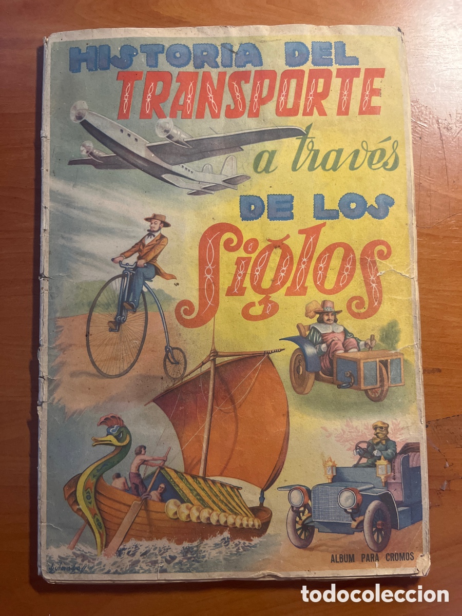 Coleccionismo &aacute;lbumes: HISTORIA DEL TRANSPORTE A TRAV&Eacute;S DE LOS SIGLOS, 202 CROMOS DE 232, (EDITORIAL FHER)