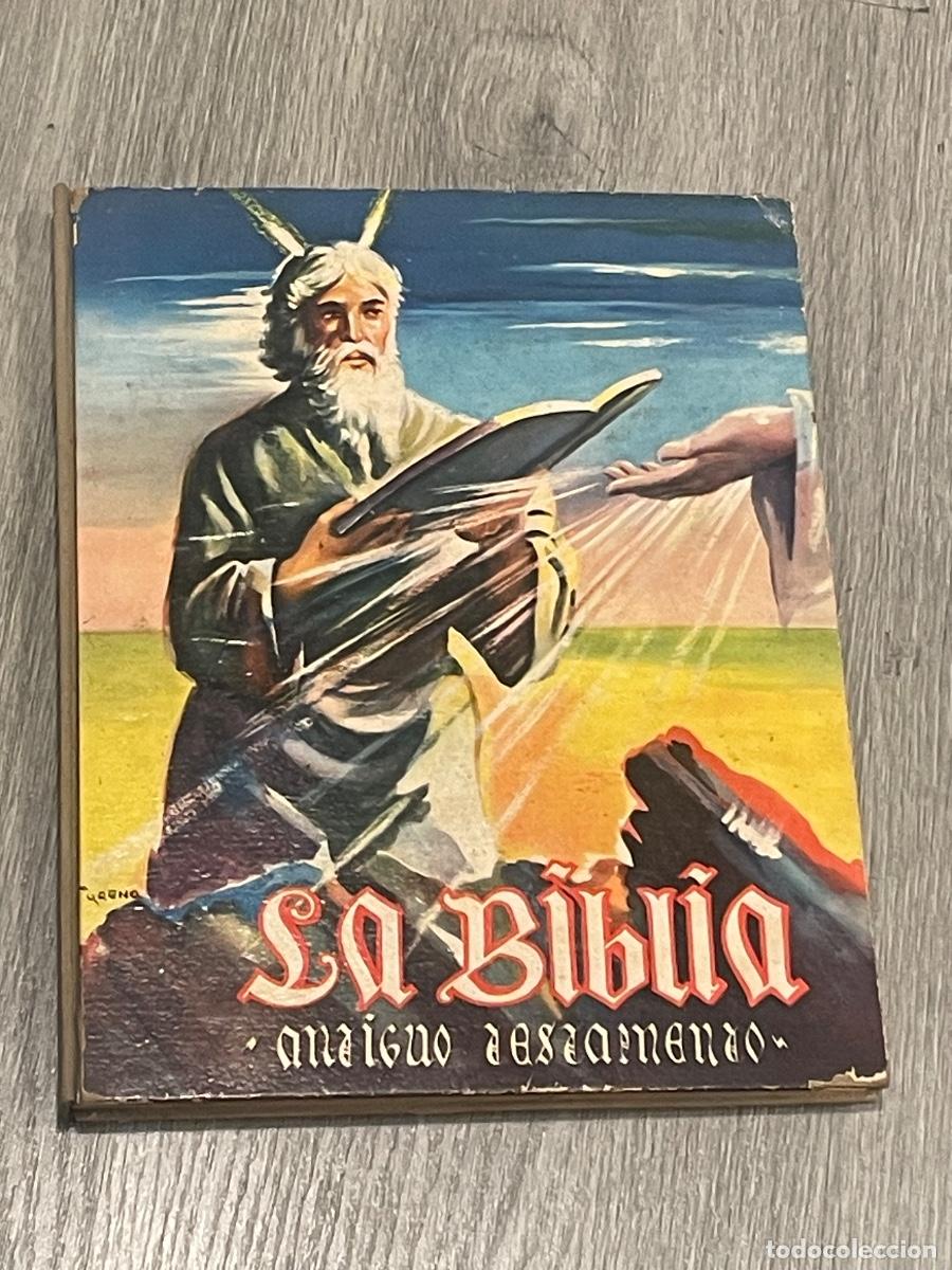 Coleccionismo &aacute;lbumes: &Aacute;LBUM: LA BIBLIA (Antiguo Testamento) - Chocolates Virginias 1962 faltando 9 de 114 cromos