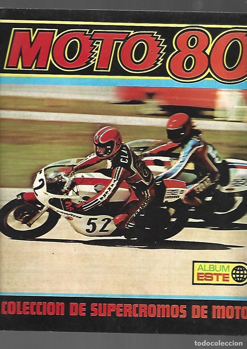 Coleccionismo &aacute;lbumes: Moto 80, 1977, Este, vacio, muy buen estado. Caja DA