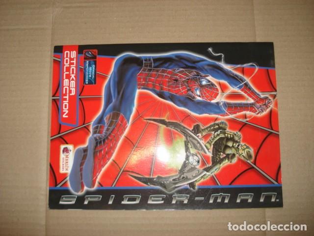 Coleccionismo &aacute;lbumes: &Aacute;lbum Spider-man, 2002, vac&iacute;o, Merlin, impecable. Caja DA