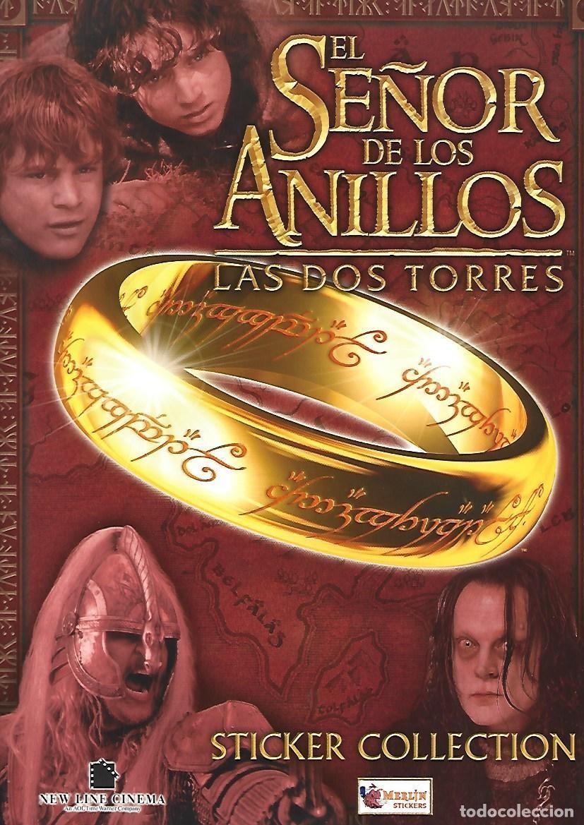 Coleccionismo &aacute;lbumes: El se&ntilde;or de los anillos: las dos torres, 2002, Merlin, &aacute;lbum vac&iacute;o, impecable. Caja DA