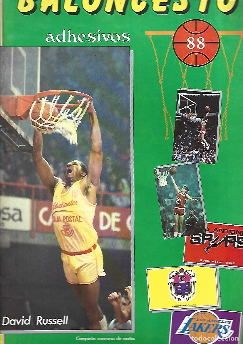 Coleccionismo &aacute;lbumes: Baloncesto 88, J. Merchante, &aacute;lbum casi completo, muy buen estado. Caja DA