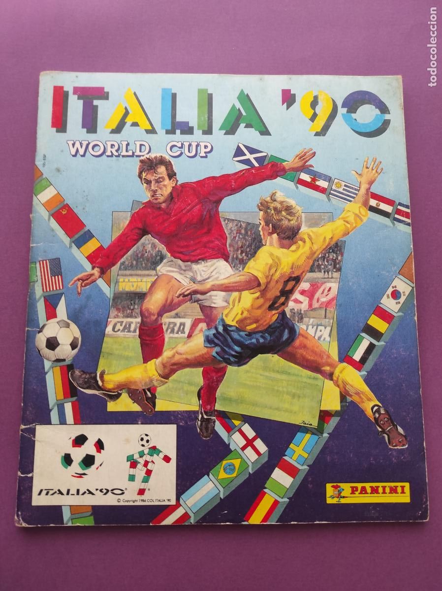 Coleccionismo &aacute;lbumes: ALBUM INCOMPLETO CROMOS MUNDIAL ITLAIA 90 PANINI COPA MUNDO 1990 ITALY WORLD CUP WC