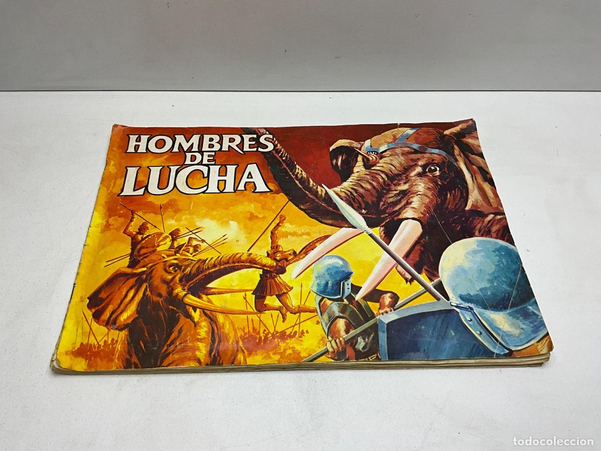 Coleccionismo &aacute;lbumes: &Aacute;LBUM DE CROMOS INCOMPLETO FALTAN 20 CROMOS - HOMBRES DE LUCHA - EDITORIAL RUIZ ROMERO A&Ntilde;O 1969