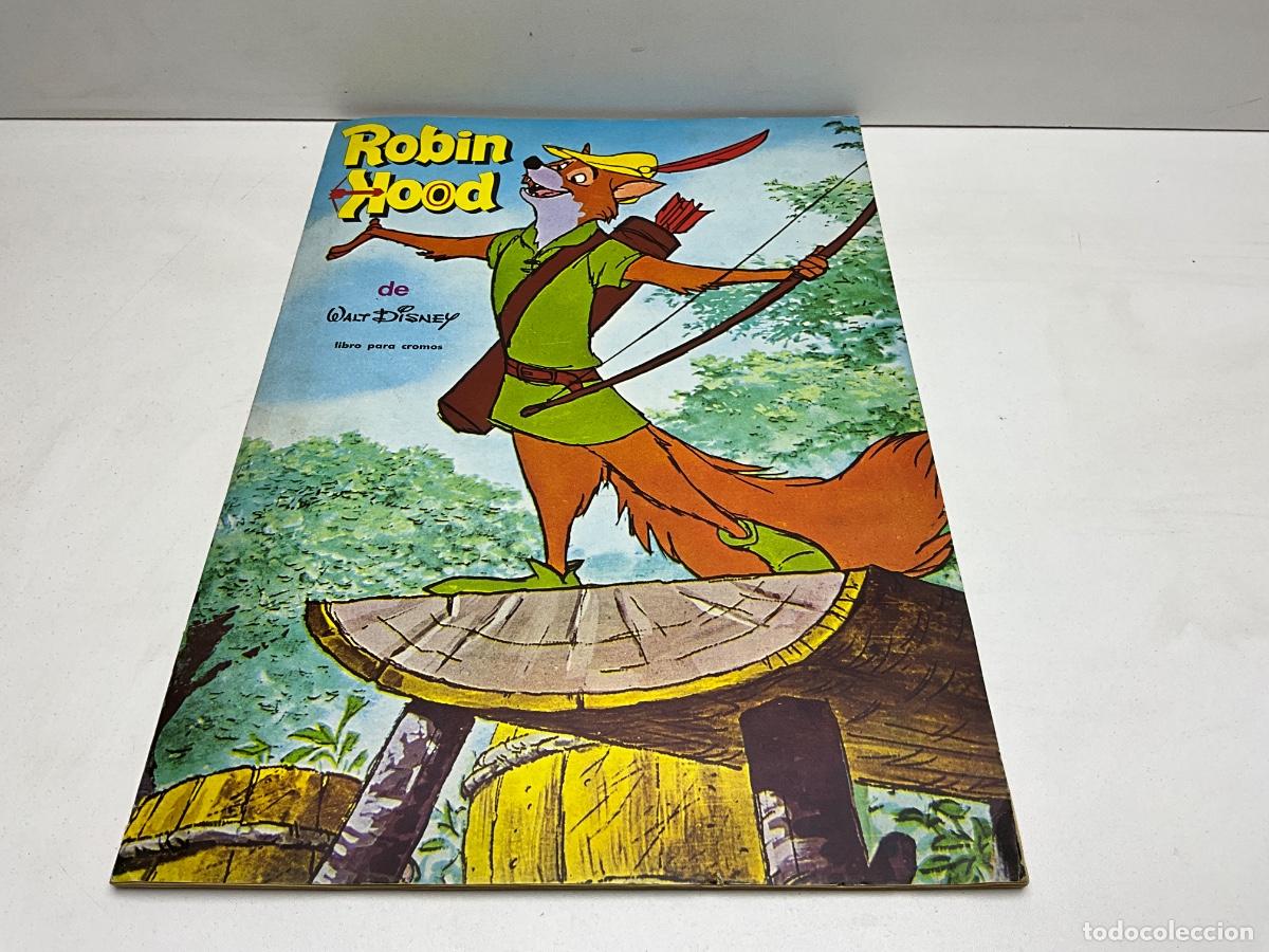 Coleccionismo &aacute;lbumes: &Aacute;LBUM DE CROMOS INCOMPLETO FALTAN 78 CROMOS - ROBIN HOOD WALT DISNEY - EDITORIAL FHER A&Ntilde;O 1974