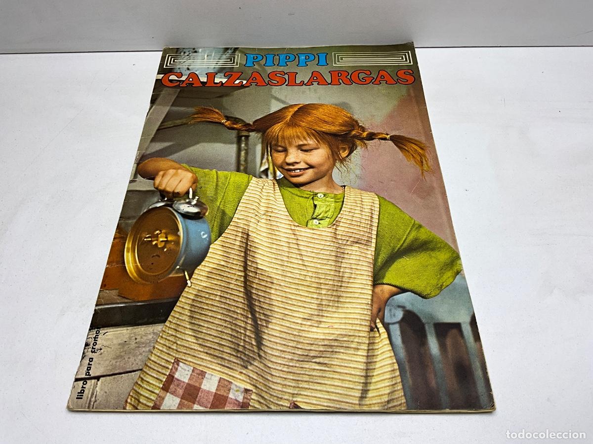 Coleccionismo &aacute;lbumes: &Aacute;LBUM DE CROMOS INCOMPLETO FALTAN 3 CROMOS -PIPI CALZASLARGAS - EDITORIAL FHER A&Ntilde;O 1974