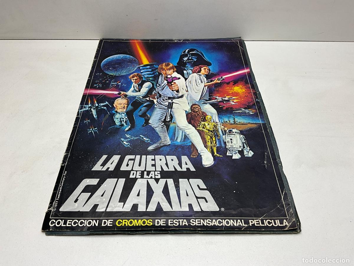 Coleccionismo &aacute;lbumes: &Aacute;LBUM DE CROMOS INCOMPLETO FALTAN 3 - LA GUERRA DE LAS GALAXIAS - EDITORIAL PACOSA DOS A&Ntilde;OS 1977
