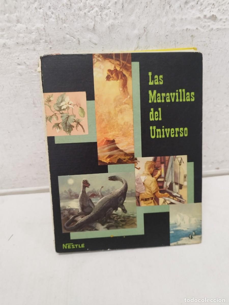Coleccionismo &aacute;lbumes: Antiguo album de cromos incompleto, las maravillas del universo. Nestl&eacute;. A restaurar encuadernaci&oacute;n.
